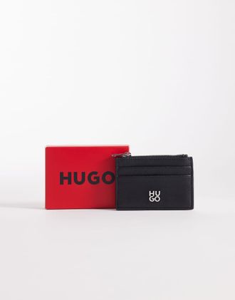HUGO BOSS Chris - Portacarte nero con zip
