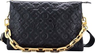 Louis Vuitton Coussin Bag Monogram Embossed Lambskin Leather Mm (Authentic Pre-Loved)