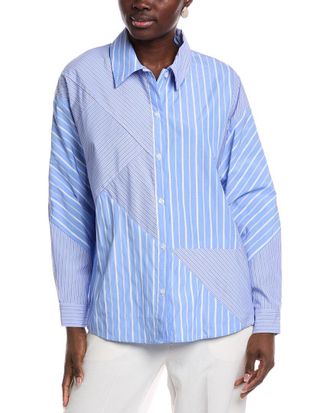 Gracia Asymmetrical Patch Shirt