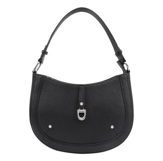 Dents Womens Selvia Leather Hobo Bag - Black - One Size