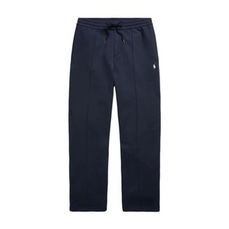 Polo Ralph Lauren Pantaloni Jogger in Tessuto Double-Knit - - Trousers - Uomo - Blu - S