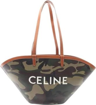 Celine Pre-owned Tote Bags, female, Multicolor, Size: ONE SIZE Pre-owned Vintage Canvas Tote