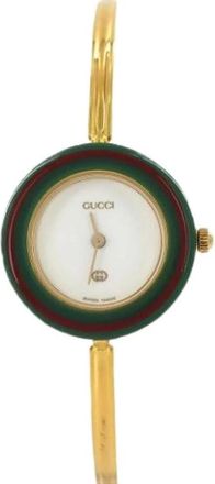 Gucci Pre-owned Watches, female, White, Size: ONE SIZE Pre-owned Vintage Wristwatch