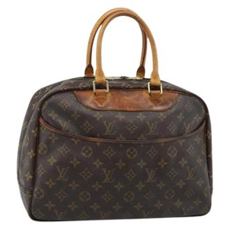 Louis Vuitton Pre-owned Vintage Monogram Hand Bag - Dames - Pre-owned - Bruin - Maat: ONE Size Leer