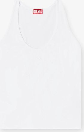 Diesel Ribbed cotton tank top - DIESEL - gender_Woman