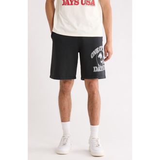 One Of These Days One of the Days USA Sweat Shorts in Washed Black at Nordstrom, Size X-Large
