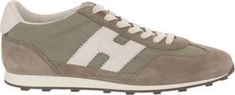 Hogan Athletic Sneakers - Heren - Sneakers - Groen - 43 EU - Leer - Schoenen