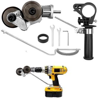 OEM Accesorio Cortador De Placas Para Taladro El&eacute;ctrico, Cortador De Metal, Cortador De Chapa Met&aacute;lica, Accesorio Para Taladro De Doble Cabezal - Crezuo