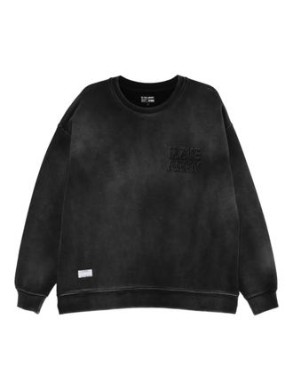 Izzue logo-embroidered sweatshirt - men - Cotton - L - Black