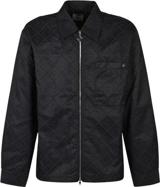 Casablanca Oversized Zip Shirt - Heren - Zomerjassen - Zwart - L - Jassen