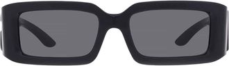 Dolce & Gabbana Grey Rectangular Unisex Sunglasses 0DG6197 501/87 53