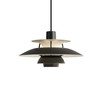 Louis Poulsen PH 5 Mini Pendelleuchte, monochrome black