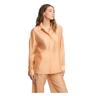Kocca Shirts, female, Orange, Size: XS All occasion long sleeved blouse