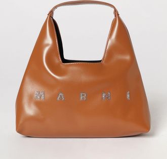 Marni Borsa a spalla Diamond da bambino in canvas con logo di strass