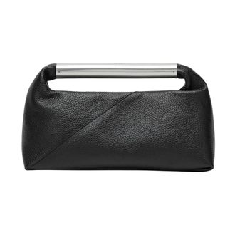 Maison Margiela Handbags, female, Black, Size: ONE SIZE Japanese Jewel Handle Handbag