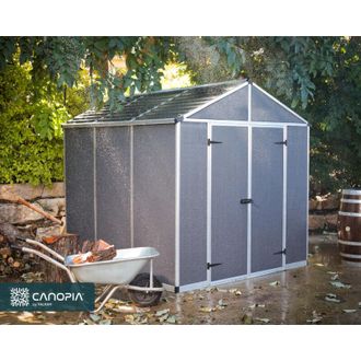 Palram Palram-canopia - Canopia Rubicon Caseta De Jardin Ultra Durable Para Exteriores 229x237x235 Cm