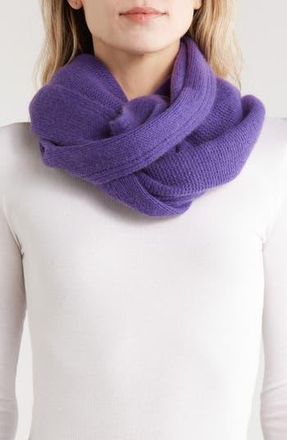 Portolano Cashmere Knit Wrap Scarf in Sk Purple at Nordstrom Rack