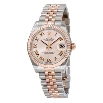 Rolex Pre-owned Rolex Datejust Lady 31 Pink Dial Ladies Watch 178271PRJ