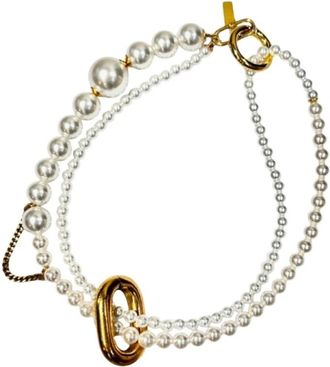 Perrine Taverniti Accessoires, Dames, Grijs, ONE Size, Blanche Ketting