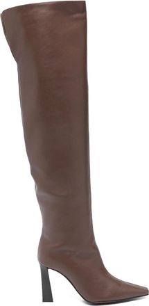 Giuseppe Zanotti Janiee Leather Heel Boots