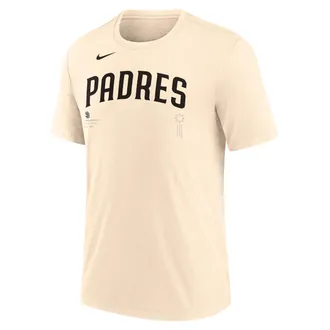 Nike San Diego Padres Wordmark Nike Mens MLB T-Shirt in Brown | NJFD15APYP-F4H