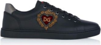 Dolce & Gabbana Monochrome Sneaker voor Heren - Heren - Sneakers - Zwart - 40 EU - Schoenen