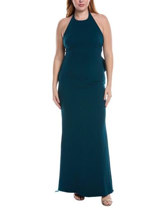 Badgley Mischka Bow Back Gown