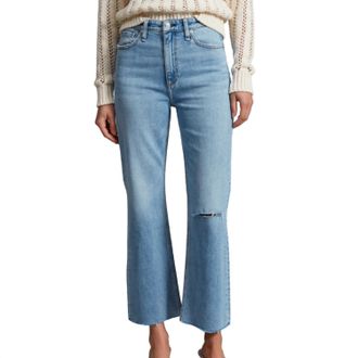 Rag & Bone Womens Casey High Rise Ankle Flare Jean In Lucy