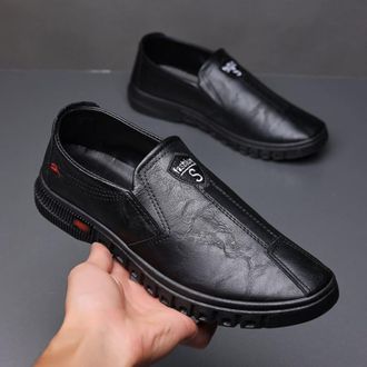 Generic Mens Loafers Shoes Low Cut Flat Moccasins Plain Slip-On Loafers Soft Comfortable Business Work Dress Shoes Breathable Flat Non Slip Walking Sneakers f