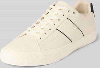 HUGO BOSS Low Top Sneaker mit Luftlöchern Modell AIDEN_TENN in Weiss, Größe 40