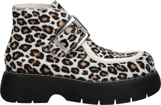 Msgm Enkellaarsjes - Dames - Enkellaarsjes - Veelkleurig - 39 EU - Leer - Schoenen