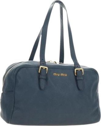 Miu Miu Borsa a spalla Pre-owned - - Pre-owned - Donna - Blu - ONE SIZE
