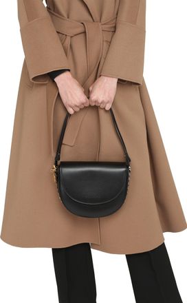 Stella McCartney Womens Frayme Shoulder Bag Black Polyamide