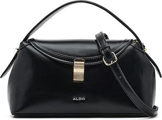Aldo Ligohan Shoulder Womens Handbags Black/Black, Polyurethane