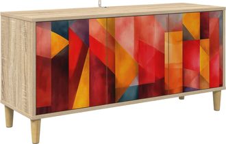 vidaXL Mueble De Tv Heesch 102 X 33 X 50 Cm Sonoma Vidaxl