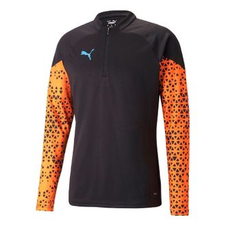 Puma Individualcup Training 1/4 Zip Top Black 658291-50