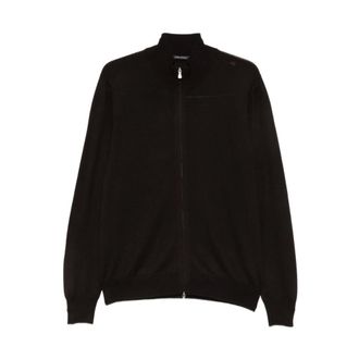 Tagliatore Raymond Vest - Heren - Truien - Bruin - Maat: M Wol