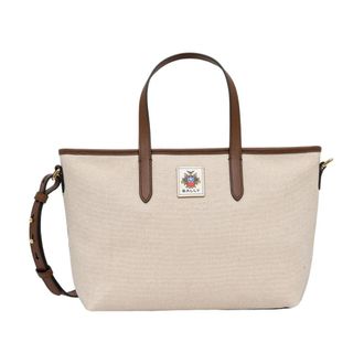 Bally Piccola Borsa Tote in Tela - - Bags - Donna - Beige - ONE SIZE