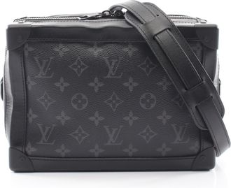 Louis Vuitton Black Monogram Eclipse Coated Canvas Leather Handbag Shoulder Bag (Pre-Owned)