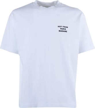 Dr&ocirc;le de Monsieur Tops, Heren, Wit, M, T-shirts