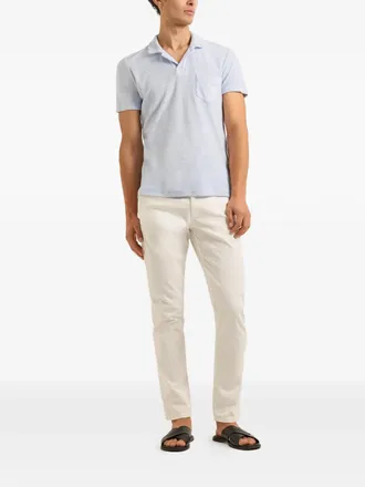 Orlebar Brown Terry Pocket Polo Shirt - light blue