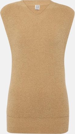 Toteme Cotton-blend terry sweater vest