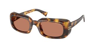 Miu Miu MUB13SF Asian Fit 14L90Q Womens Sunglasses Tortoiseshell Size 52