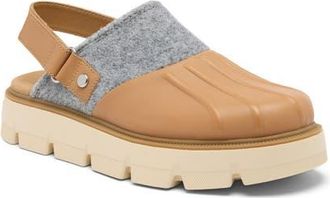 Sorel Rein CB Slingback Clog in Tawny Buff/Bleached Ceramic at Nordstrom, Size 6.5