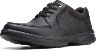 Clarks Mens Bradley Vibe Oxford, Black Tumbled Leather01, 10.5 UK