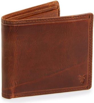 Frye Logan Leather Billfold Wallet in Cognac at Nordstrom