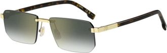 HUGO BOSS 1918/S J5G(D6) Zonnebril - Heren - Zonnebrillen - Geel - 57 MM - Accessoires