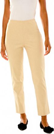 Sara Campbell Flannel Sheri Pants In Sand Heather