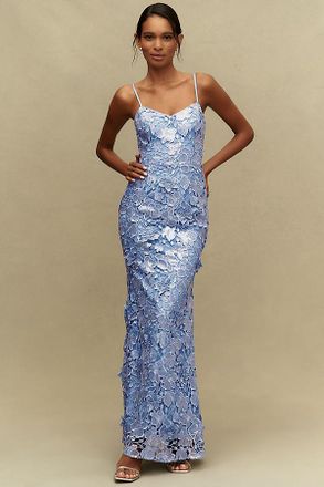 Dress The Population Giovanna V-Neck Mermaid Maxi Dress