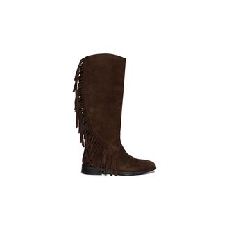 Steve Madden Womens Suede Nigella 205 Boots - Brown - Size UK 7